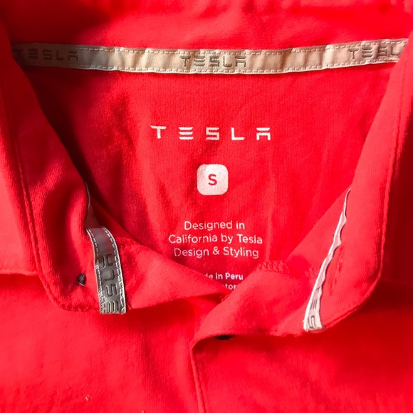Tesla Employee Uniform Golf Shirt - Picture 2 of 4